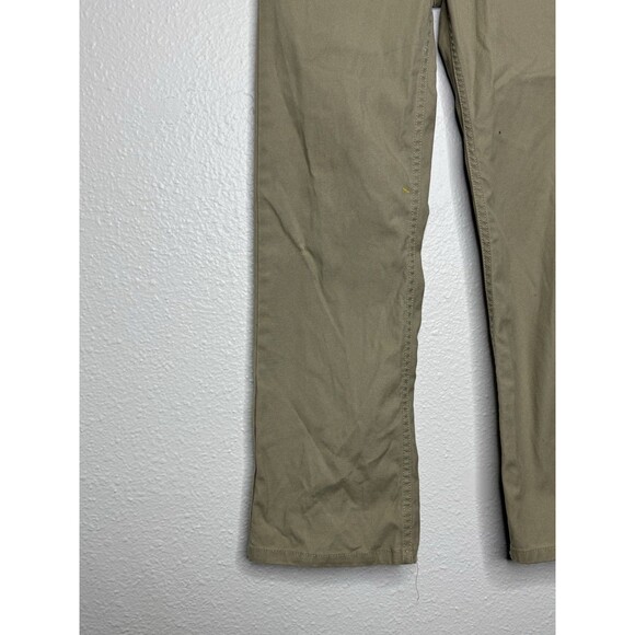 Carhartt Pants Boys Size 12 Tan Canvas Workwear Khaki Adjustable Distressed - Picture 5 of 16